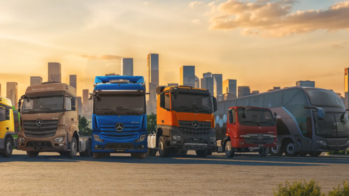 Mercedes-Benz Caminh&otilde;es & &Ocirc;nibus
